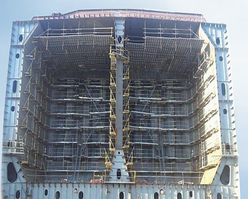 LNG선 카고탱크 내부도